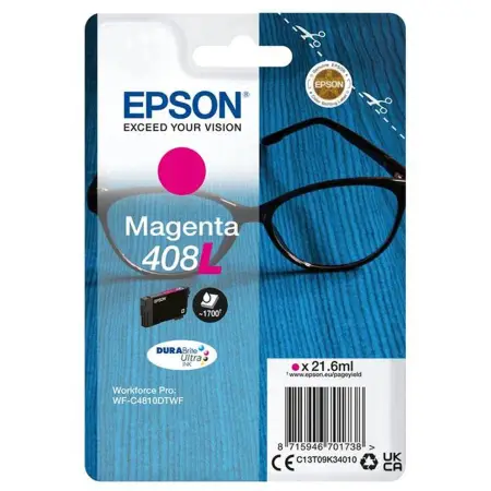 Epson 408L T09K3 - Tusz magenta do Epson WorkForce Pro WF-C 4310DW, WF-C 4810DTWF